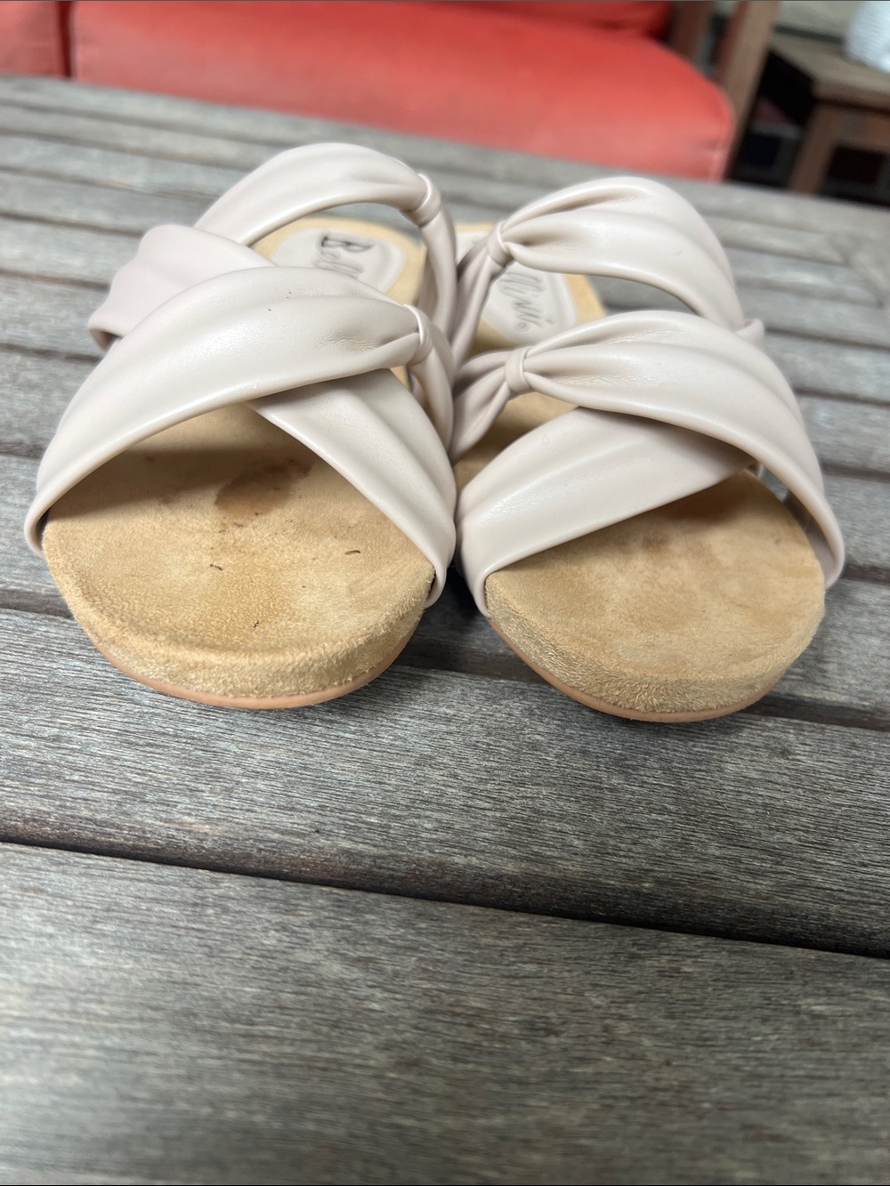 Bellini Taupe Knot Slide Sandals - Picture 7 of 8